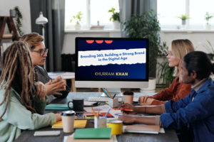 iMac standing on the desk during the team meeting_Page 6_12 from Whiite Modern Good Books Gone Bad Book Cover (A5 Document)